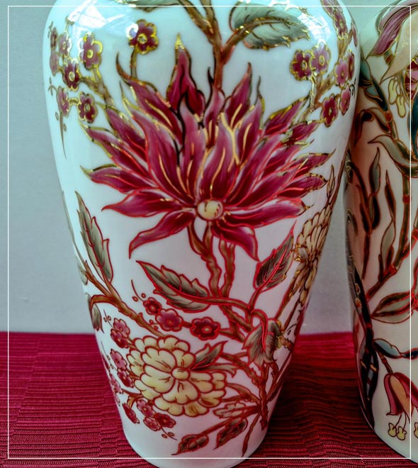 Porcelán Zsolnay váza